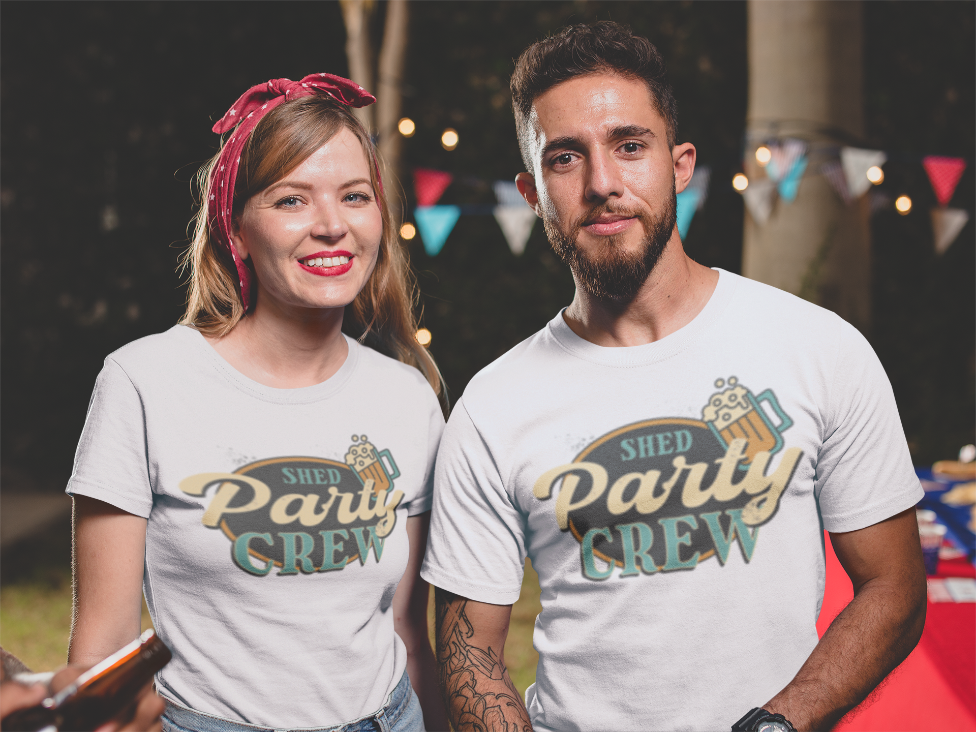 Shed Party Crew Unisex T-Shirt - Image 2