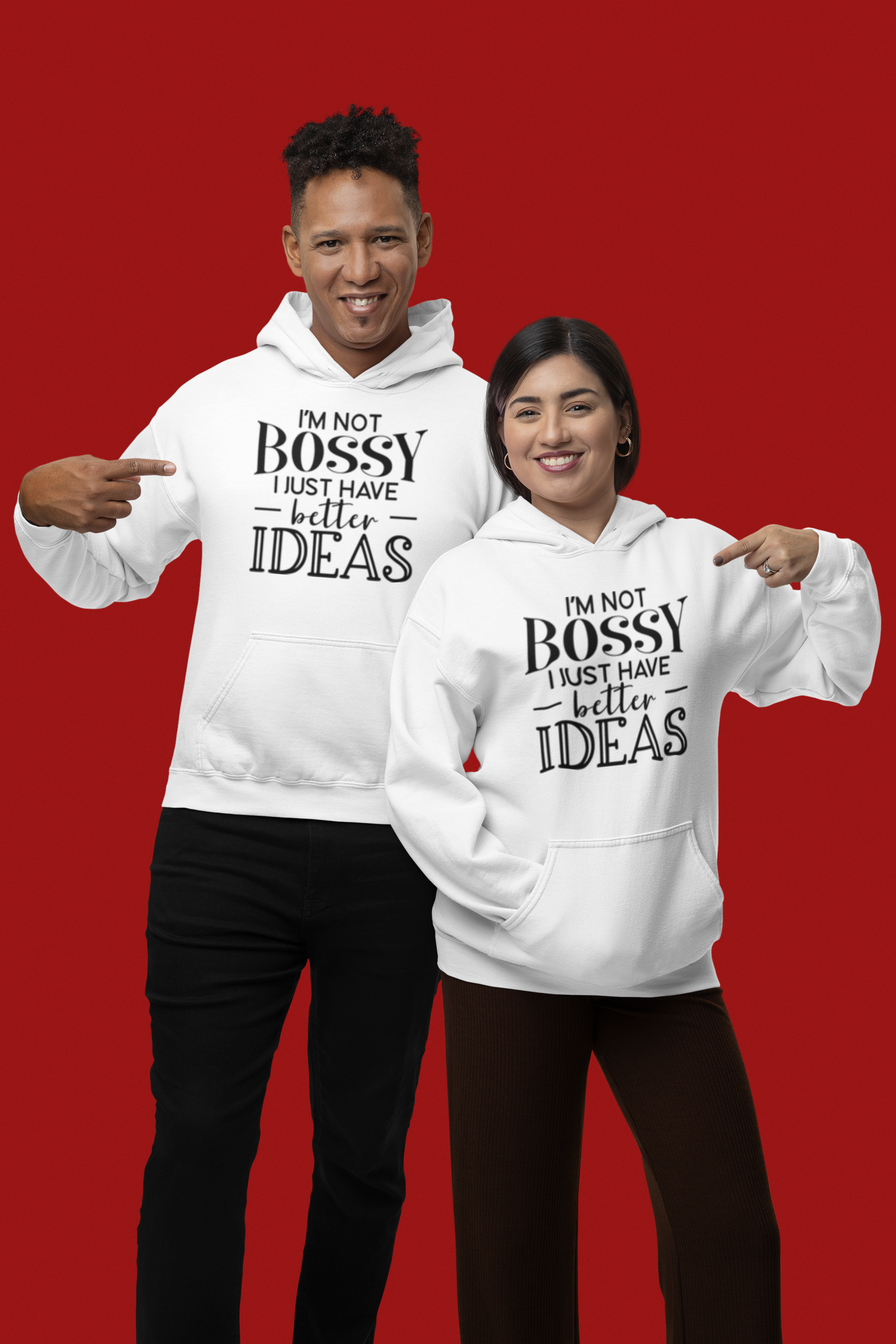 I'm Not Bossy I Just Have Better Ideas Unisex Hoodie - Image 2