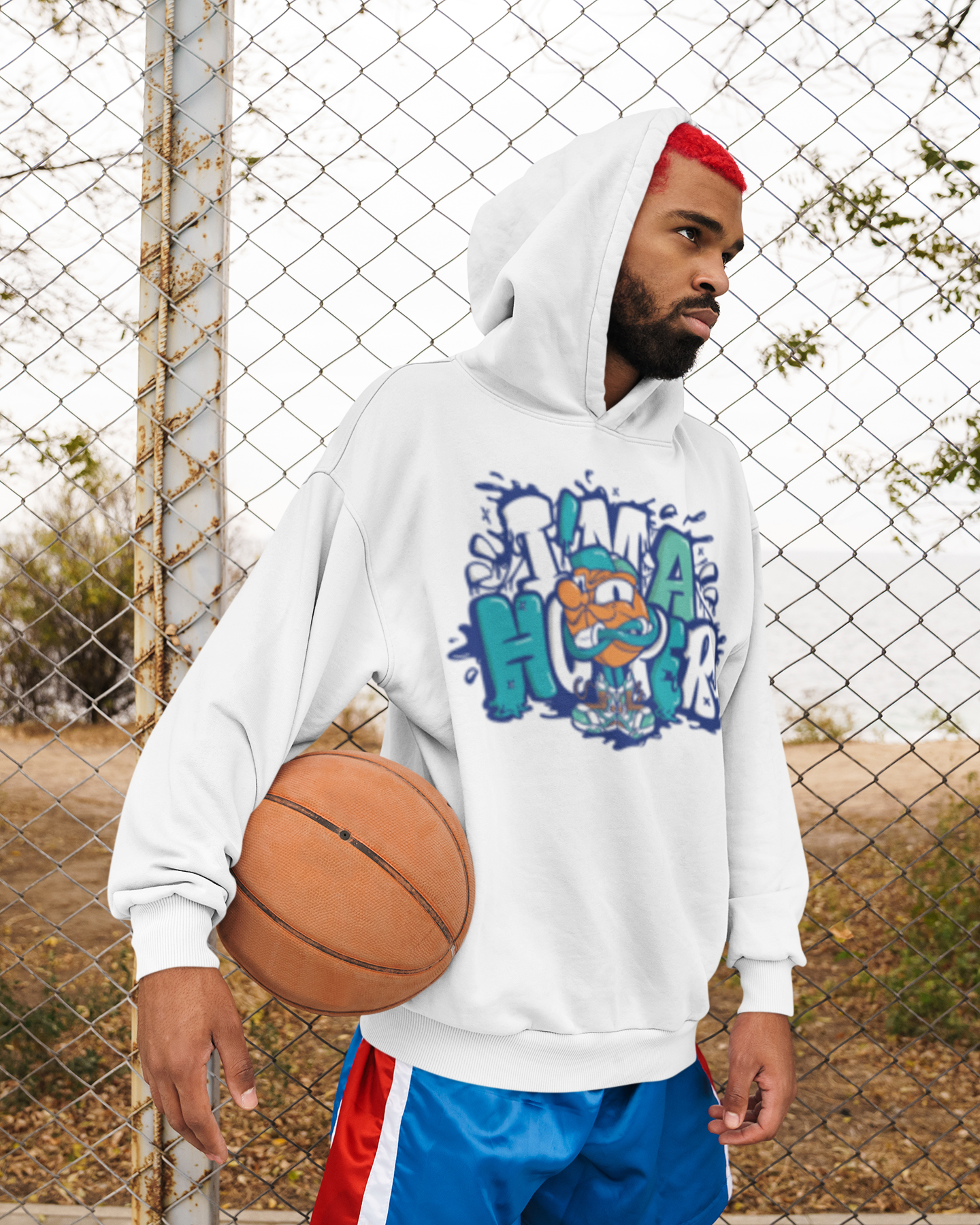 I'm A Hooper - BasketBall Unisex Hoodie - Image 2