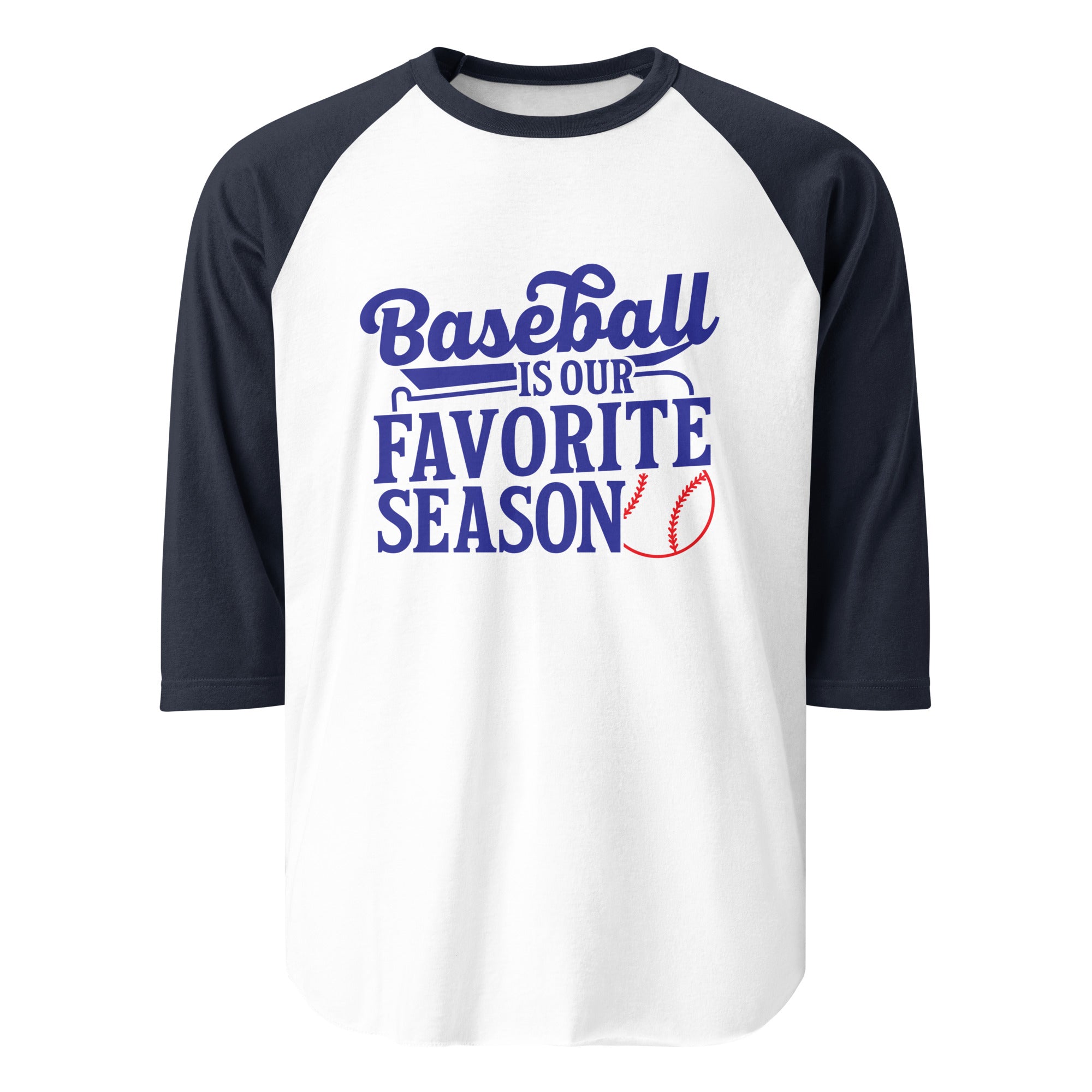 Baseball Is Our Favorite Season 3/4 Sleeve Shirt - Image 3