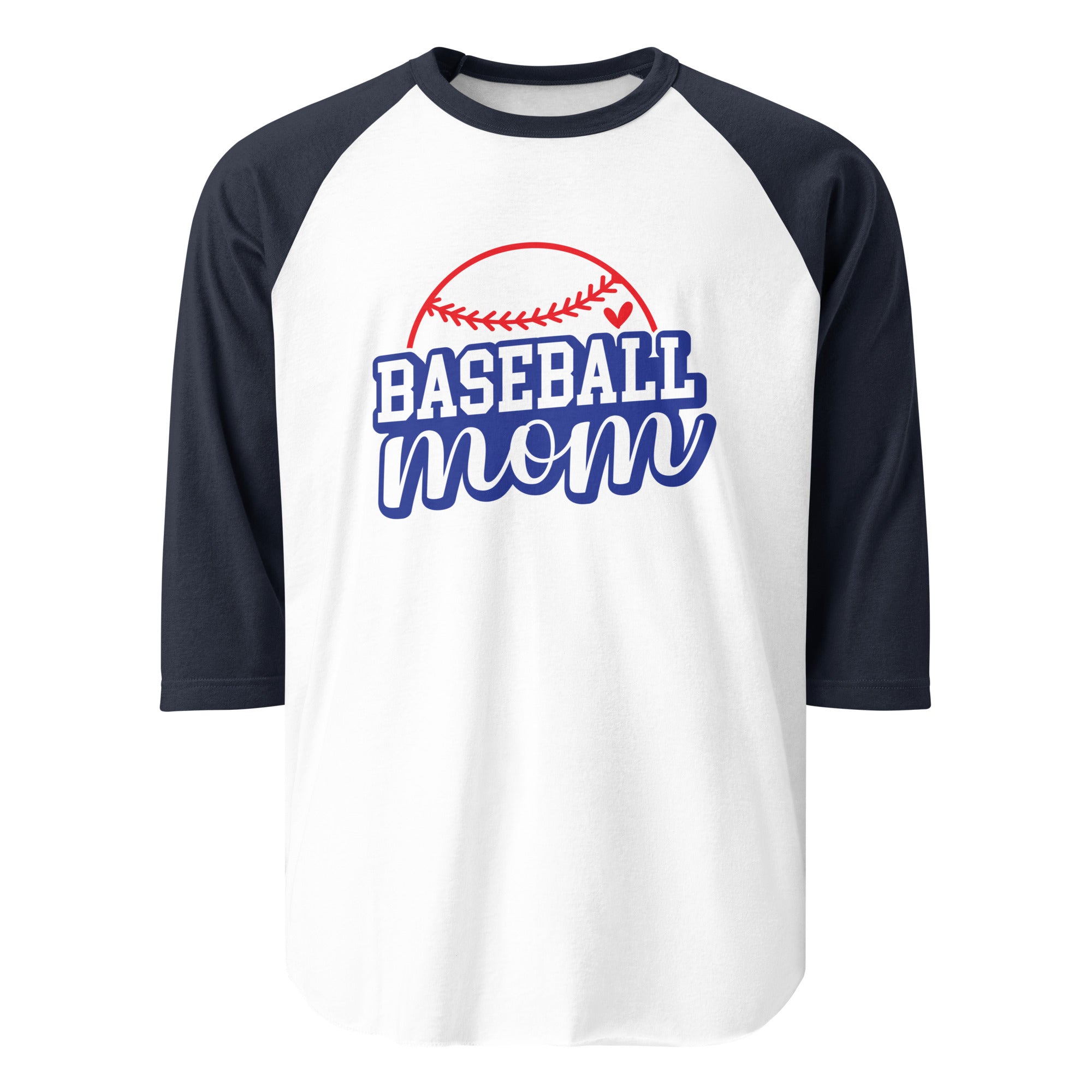 Baseball Mom 3/4 Sleeve Shirt - Image 4