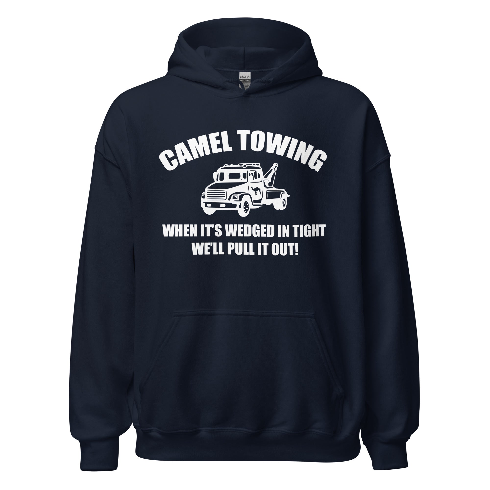 Funny Camel Towing Unisex Hoodie - Image 9