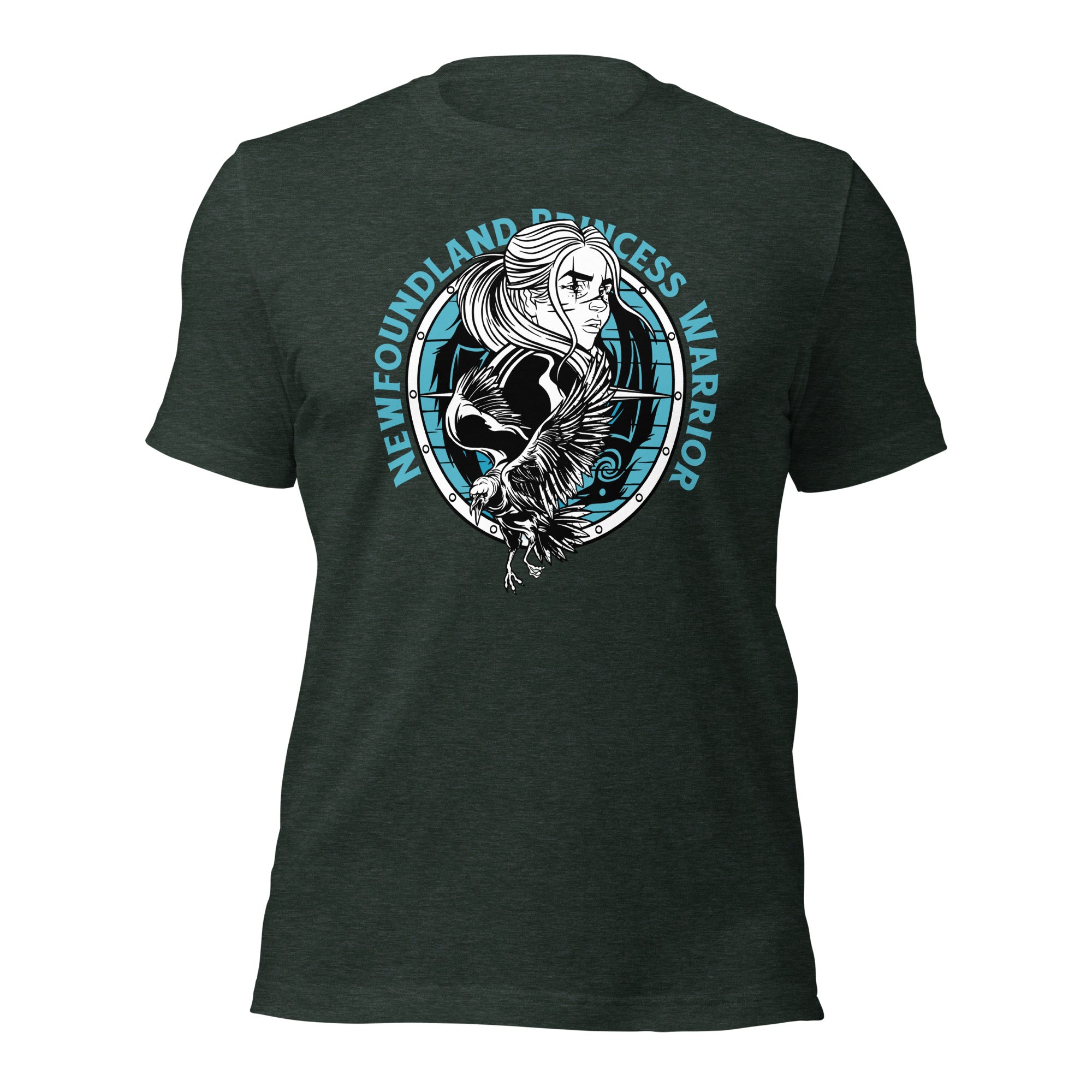 Newfoundland Princess Warrior Unisex T-Shirt - Image 6