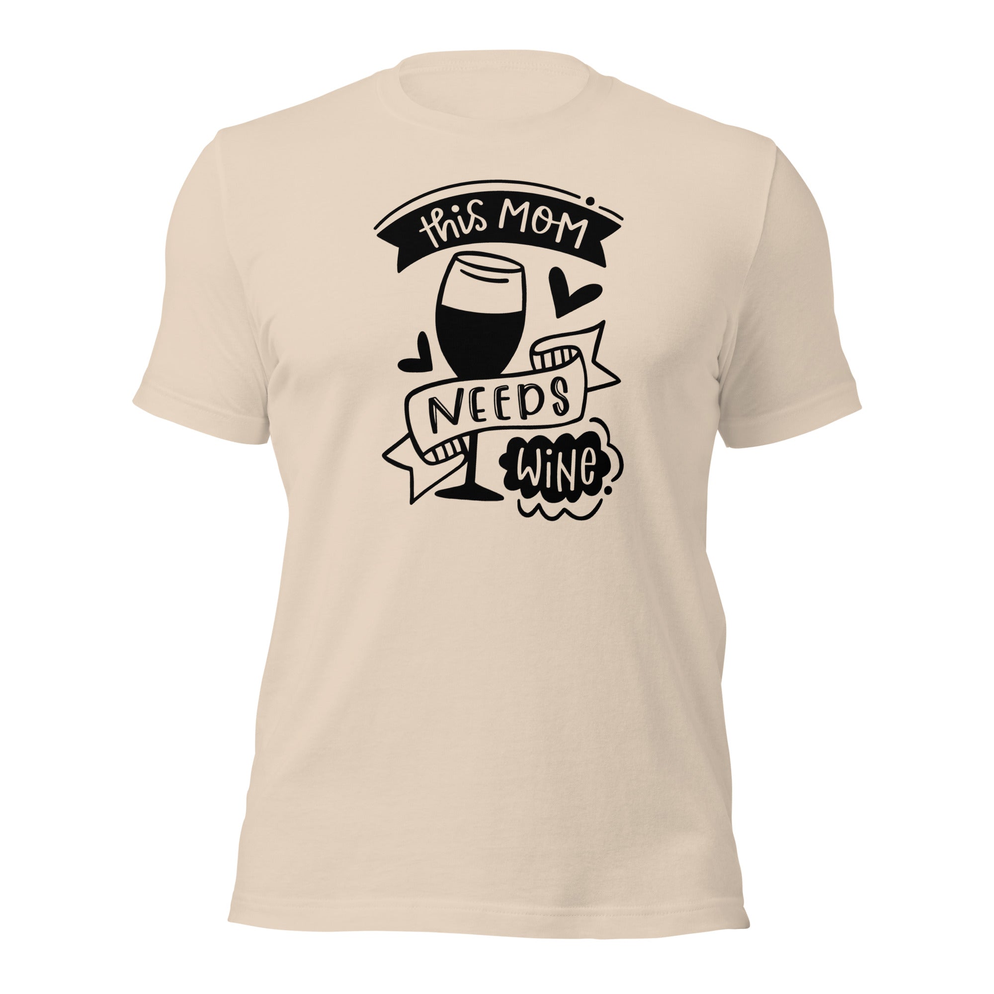 This Mom Needs Wine Unisex T-Shirt - Image 3