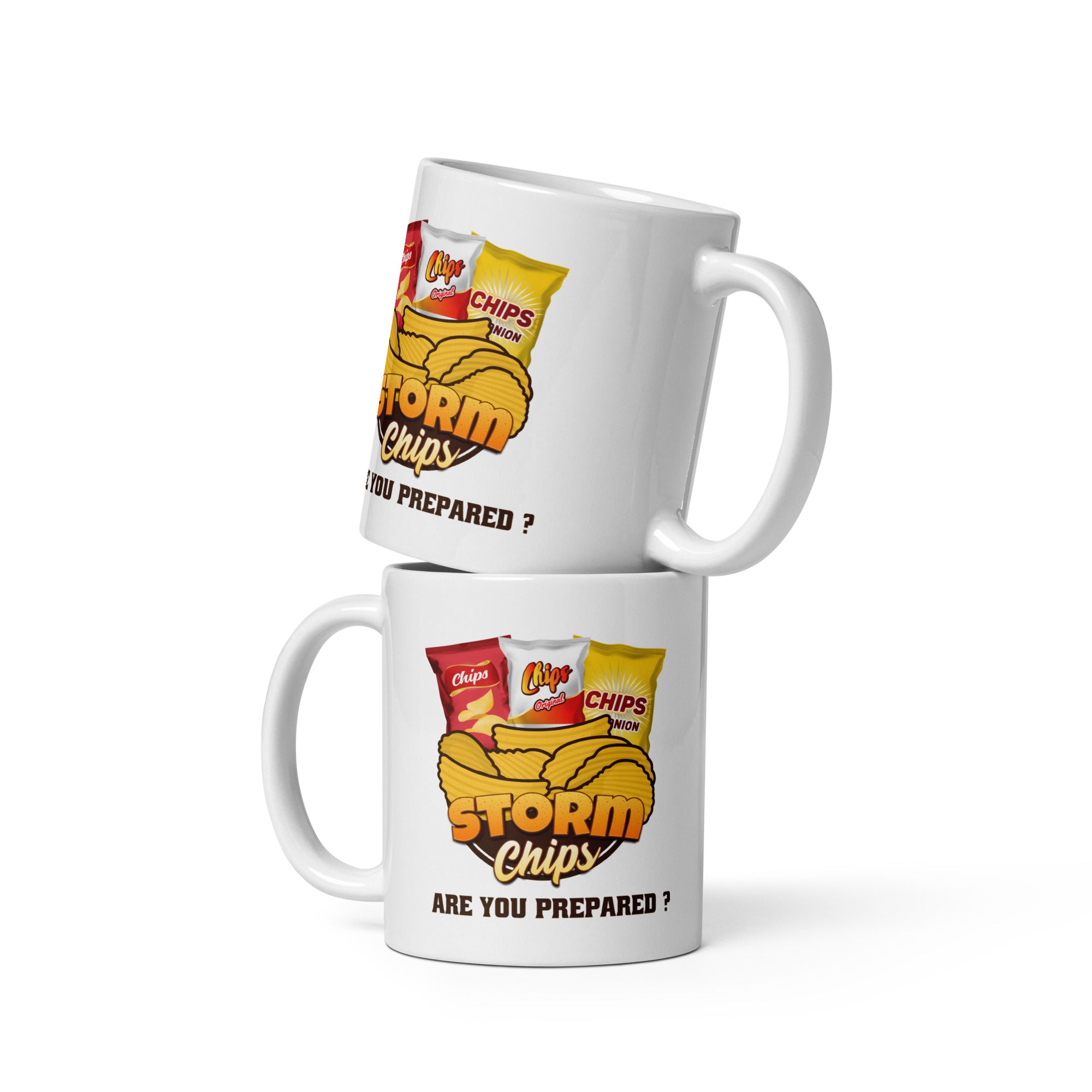 Storm Chips White Glossy Mug - Image 2