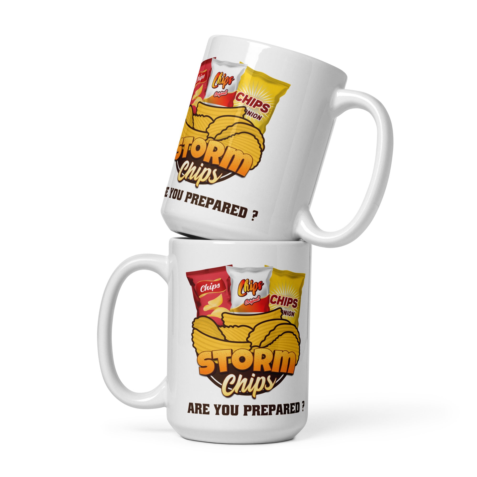 Storm Chips White Glossy Mug