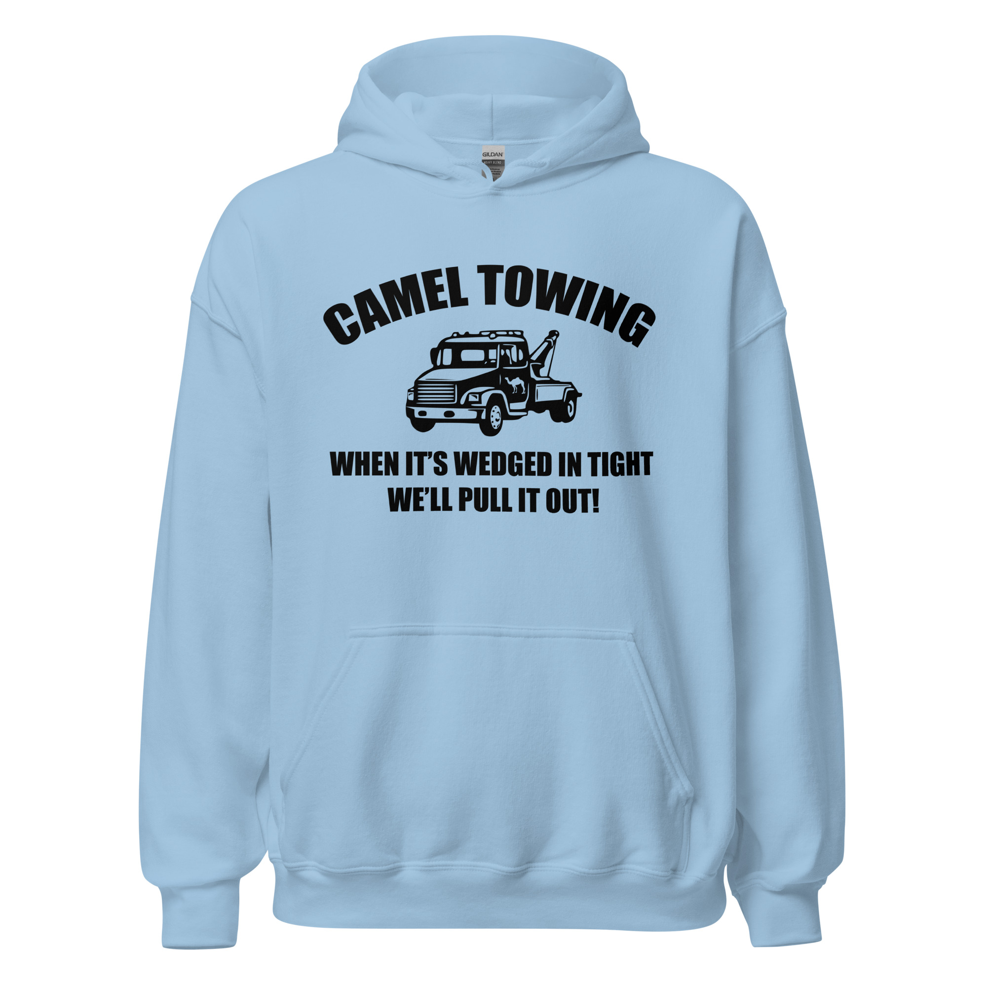 Funny Camel Towing Unisex Hoodie - Image 7