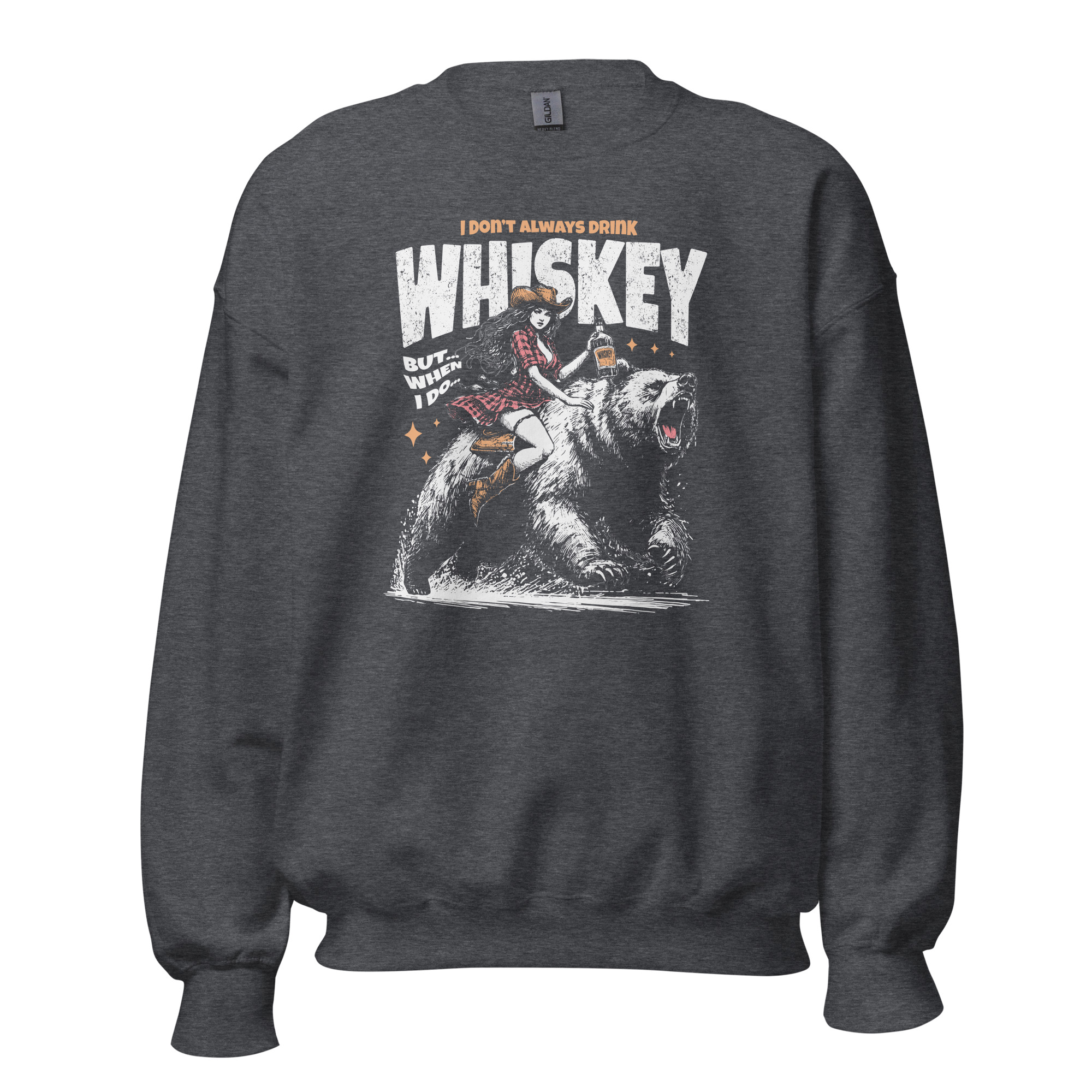 I Don't Always Drink Whiskey But When I Do – Unisex Sweatshirt | Funny Western-Inspired Humor - Image 5