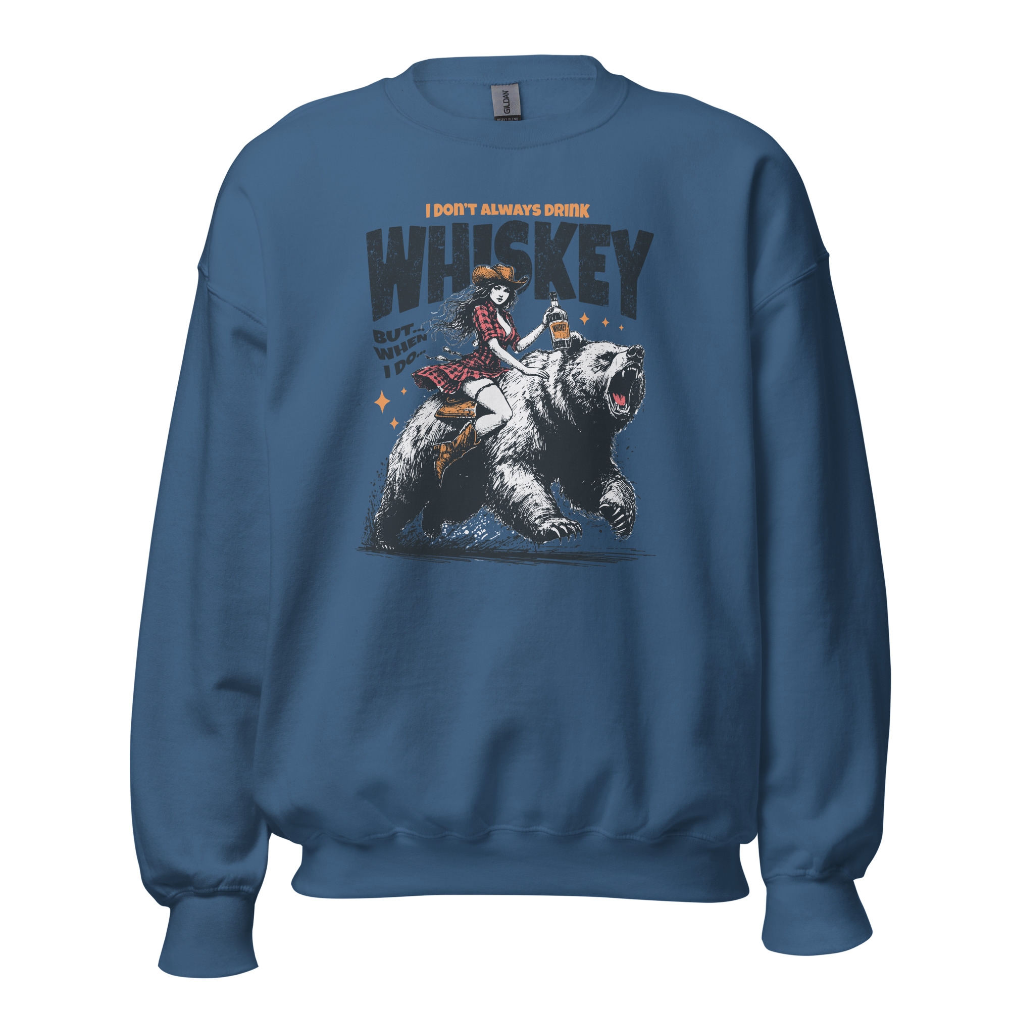 I Don't Always Drink Whiskey But When I Do – Unisex Sweatshirt | Funny Western-Inspired Humor - Image 6