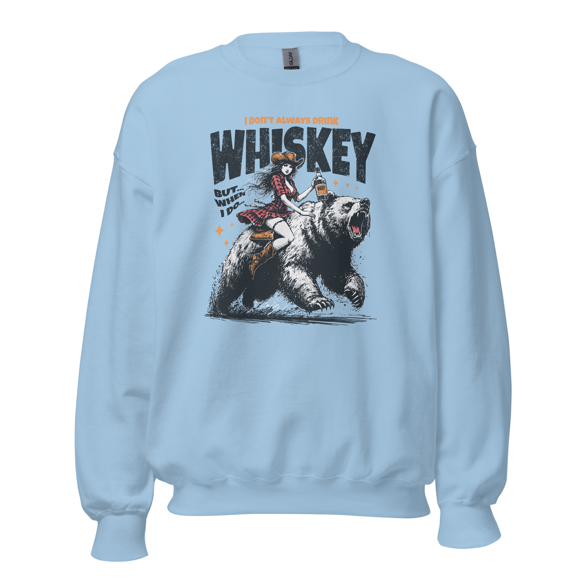 I Don't Always Drink Whiskey But When I Do – Unisex Sweatshirt | Funny Western-Inspired Humor - Image 7