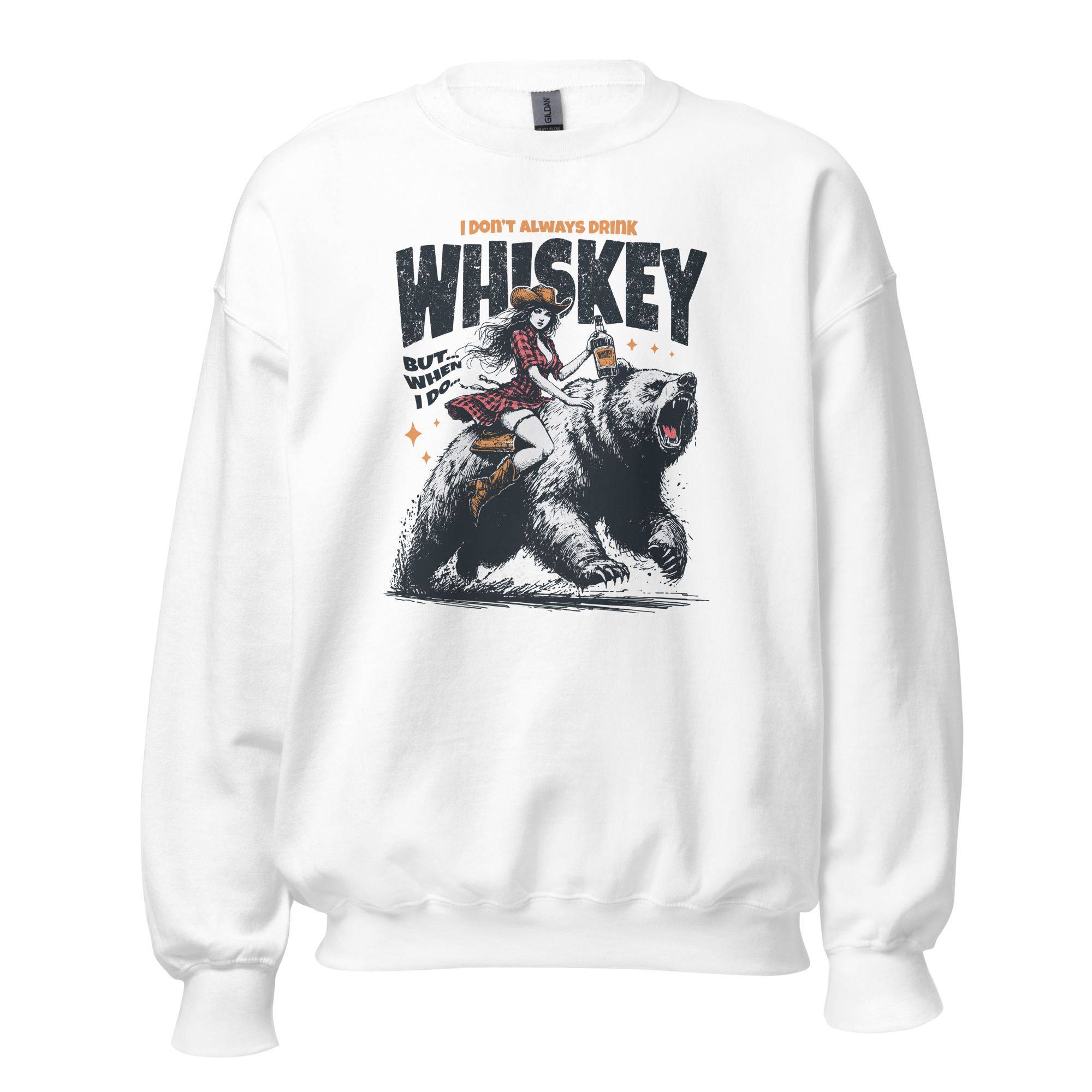 I Don't Always Drink Whiskey But When I Do – Unisex Sweatshirt | Funny Western-Inspired Humor - Image 10